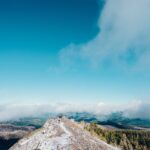 person mountain hiker hiking Houston Photography of Wedding